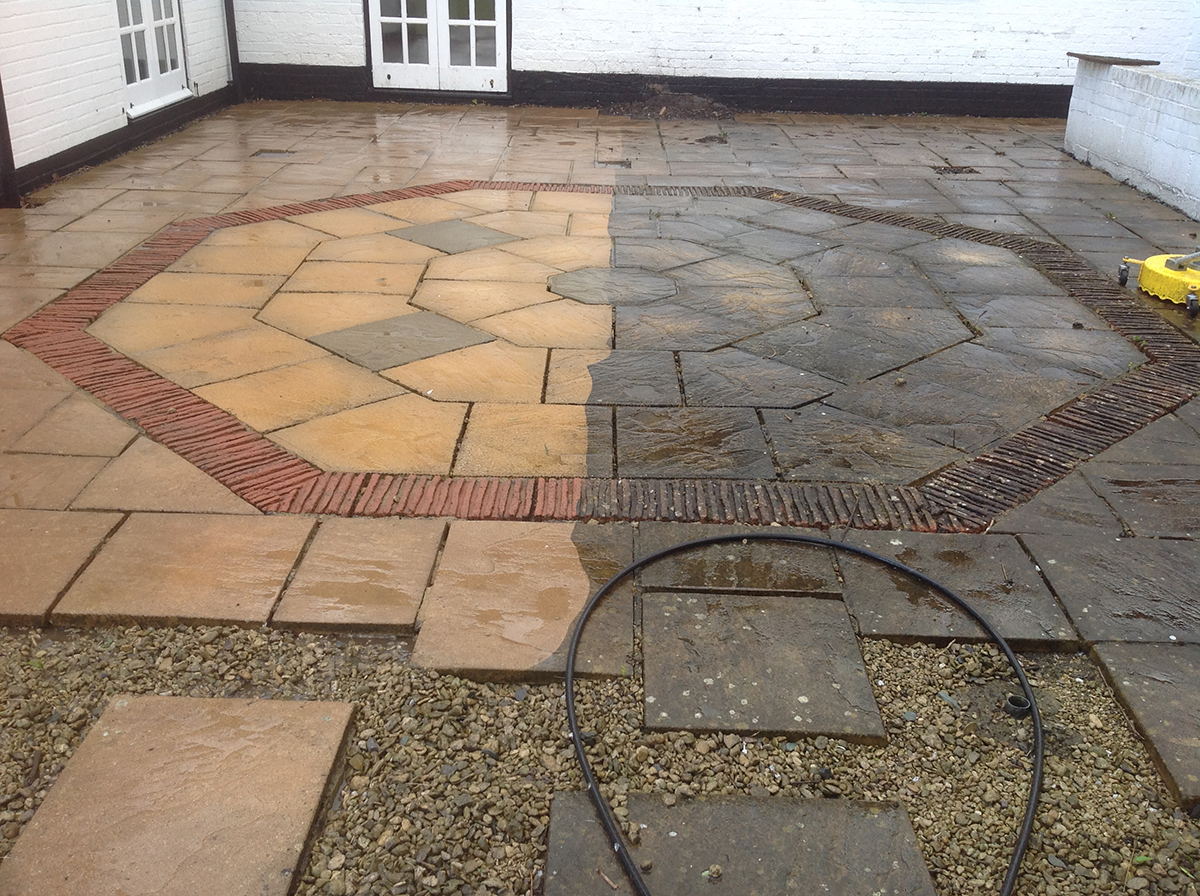 Patio and Driveway Cleaning in Wiltshire.